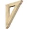 Ekena Millwork Traditional Traditional Rough Sawn Bracket, Douglas Fir, 6"W x 38"D x 46"H BKT06X38X46TRA01RDF - alternate 1